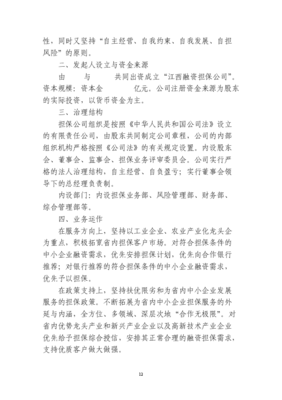 設(shè)立運輸擔保平臺在金悅?cè)谫Y擔保公司項目中的可行性研究建議